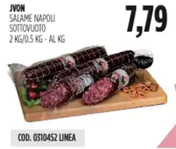 Carico Cash & Carry Jvon salame napoli sottovuoto offerta
