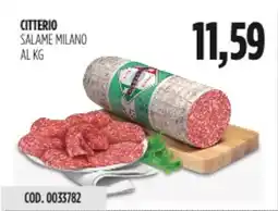 Carico Cash & Carry Citterio salame milano offerta