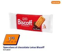 Action Speculoos al cioccolato Lotus Biscoff pezzi offerta