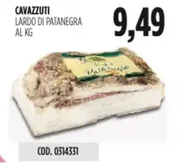 Carico Cash & Carry Cavazzuti lardo di patanegra offerta