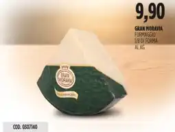 Carico Cash & Carry Gran moravia formaggio 1/8 di forma offerta