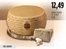 Carico Cash & Carry Grana padano 14 -16 mesi offerta