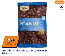 Action Arachidi al cioccolato Choco Moment grammi offerta