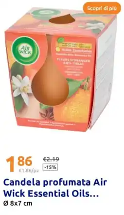 Action Candela profumata Air Wick Essential Oils Ø offerta