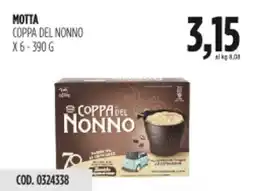 Carico Cash & Carry Motta coppa del nonno x6 offerta