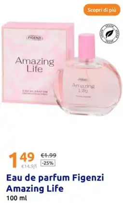 Action Eau de parfum Figenzi Amazing Life offerta