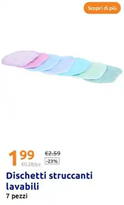Action Dischetti struccanti lavabili pezzi offerta