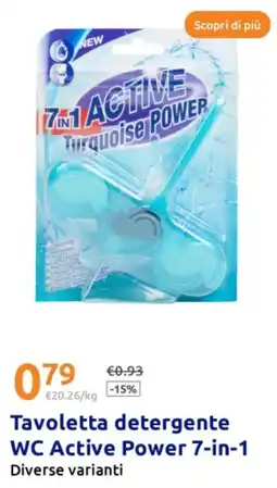 Action Tavoletta detergente WC Active Power 7-in-1 Diverse varianti offerta