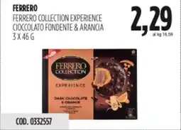 Carico Cash & Carry Ferrero ferrero collection experience cioccolato fondente & arancia offerta