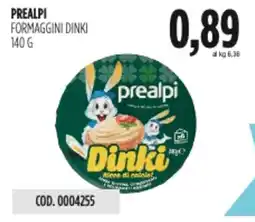 Carico Cash & Carry Prealpi formaggini dinki offerta