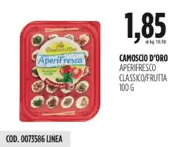 Carico Cash & Carry Camoscio d'oro aperifresco classico/frutta offerta