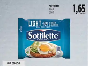 Carico Cash & Carry Sottilette light offerta