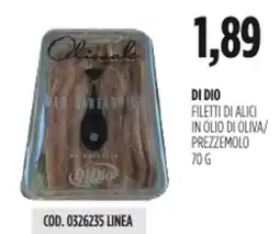 Carico Cash & Carry Di dio filetti di alici in olio di oliva/ prezzemolo offerta