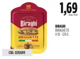 Carico Cash & Carry Biraghi biraghette x 10 offerta