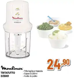 Ipercoop Moulinex TRITATUTTO DJ3001 offerta