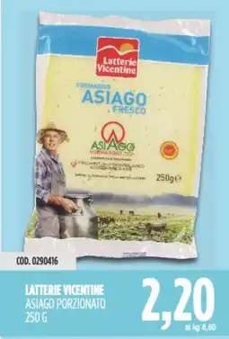 Carico Cash & Carry Latterie vicentine asiago porzionato offerta