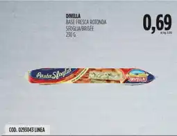Carico Cash & Carry Divella base fresca rotonda sfoglia/brisée offerta