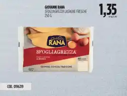 Carico Cash & Carry Giovanni rana sfogliagrezza lasagne fresche offerta