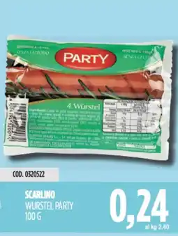 Carico Cash & Carry Scarlino wurstel party offerta