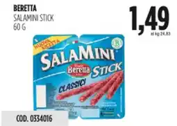 Carico Cash & Carry Beretta salamini stick offerta