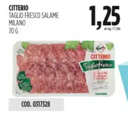 Carico Cash & Carry Citterio taglio fresco salame milano offerta