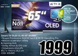 MediaWorld SAMSUNG Smart TV OLED AI 4K 65" 65S90F offerta