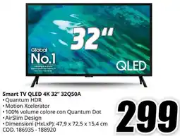 MediaWorld SAMSUNG Smart TV QLED 4K 32" 32Q50A offerta