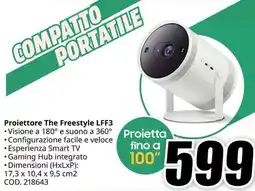 MediaWorld SAMSUNG Proiettore The Freestyle LFF3 offerta