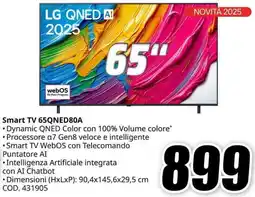 MediaWorld LG Smart TV 65QNED80A offerta