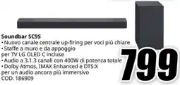 MediaWorld LG Soundbar SC9S offerta