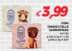 Supermercato Coal Cono cinquestelle SAMMONTANA offerta