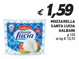 Supermercato Coal Mozzarella santa lucia GALBANI offerta