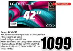 MediaWorld LG Smart TV 42C55 offerta