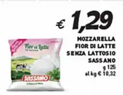 Supermercato Coal Hozzarella fior di latte senza lattosio SASSANO offerta