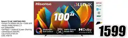 MediaWorld Hisense Smart TV 4K 100E7NQ PRO offerta
