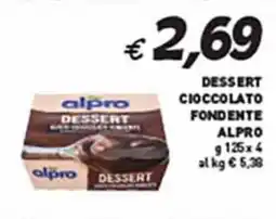 Supermercato Coal Dessert cioccolato fondente ALPRO offerta