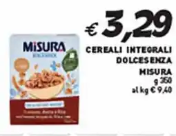 Supermercato Coal Cereali integrali dolcesenza MISURA offerta