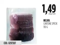 Carico Cash & Carry Belsol cartene speck offerta