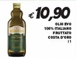 Supermercato Coal Olio evo 100% italiano fruttato COSTA D'ORO offerta