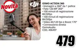 MediaWorld dji OSMO ACTION 360 offerta