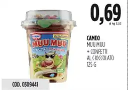 Carico Cash & Carry Cameo muu muu + confetti al cioccolato offerta