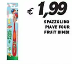 Supermercato Coal Spazzolino piave four fruit bimbi offerta