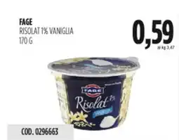 Carico Cash & Carry Fage risolat 1% vaniglia offerta
