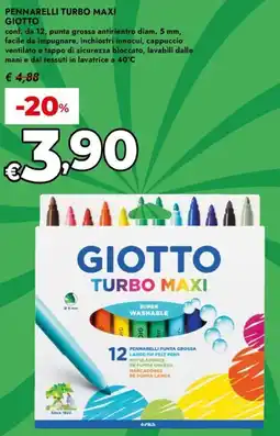 Bennet Pennarelli turbo maxi GIOTTO offerta