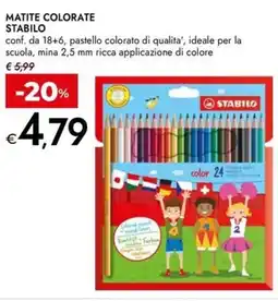 Bennet Matite colorate STABILO offerta