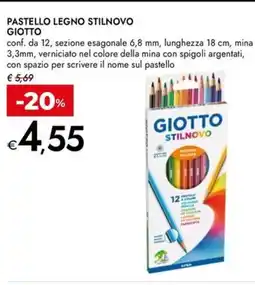 Bennet Pastello legno stilnovo GIOTTO offerta