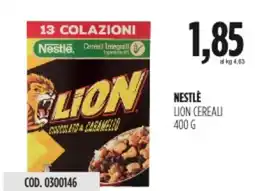 Carico Cash & Carry Nestle lion cereali offerta