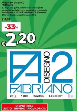 Bennet Album da disegno FABRIANO offerta