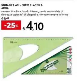 Bennet Squadra 60° - 30cm elastika ARDA offerta