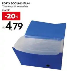 Bennet Porta documenti A4 offerta